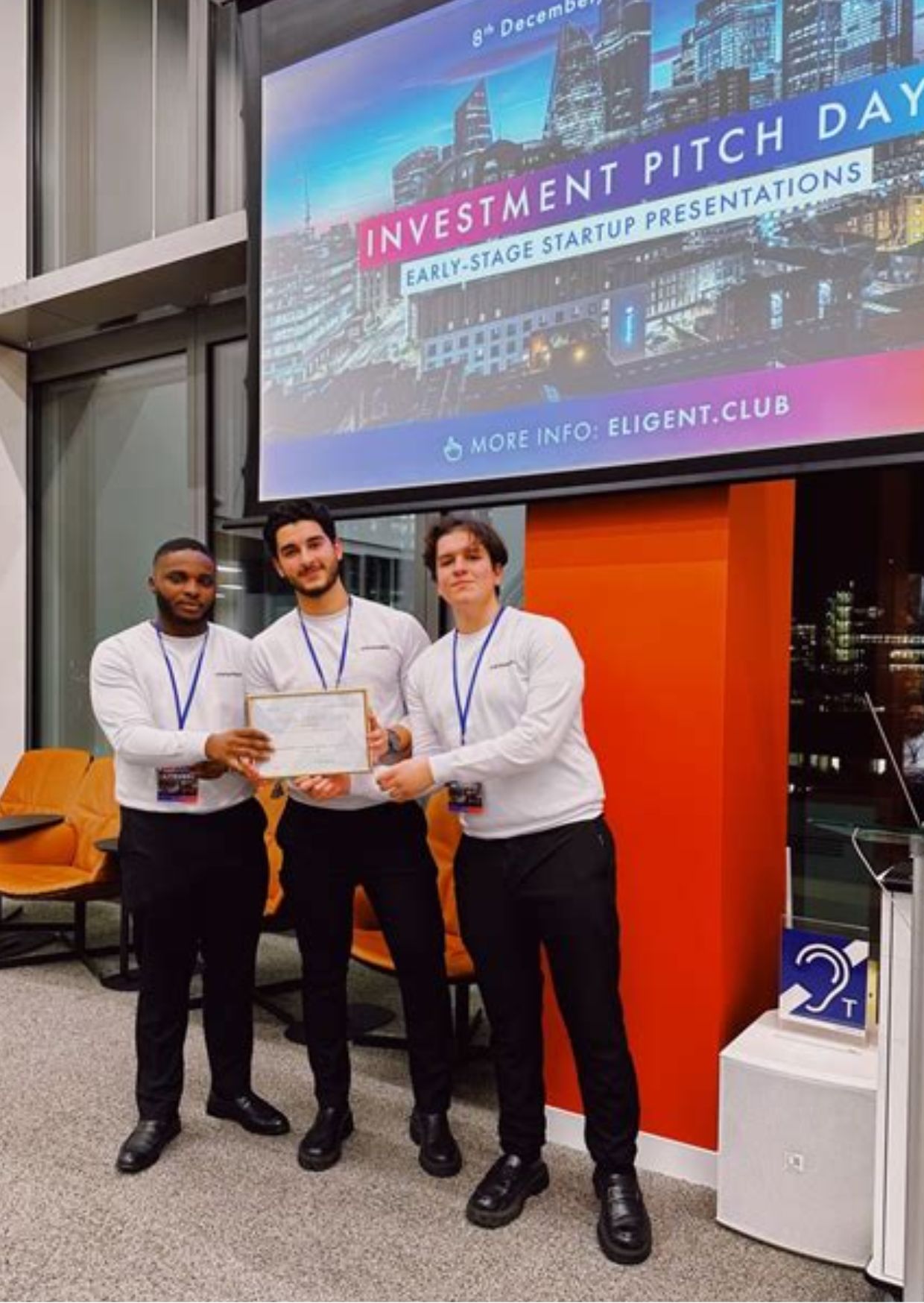 Pitch competition win in London